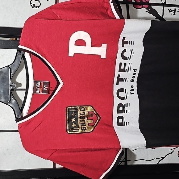 Ravmen V Neck‎ Protect the Good Tee Shirt Size Medium NWT - Picture 2 of 6